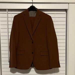 Alfani Men's Brown Two-Button Blazer - Classic Tailored Fit